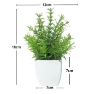 Planta Pequeña Artificial con maceta