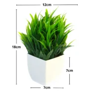 Planta Pequeña Artificial con maceta
