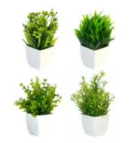 Pack plantas artificiales con maceta