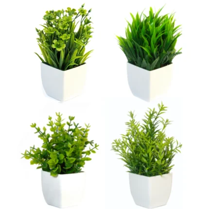 Pack plantas artificiales con maceta