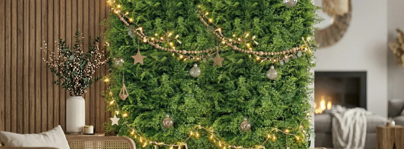 Navidad, Decoración, Jardín Vertical Artificial