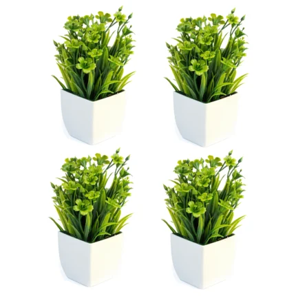 Planta Pequeña Artificial con maceta