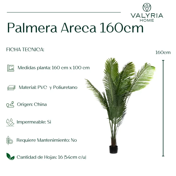 Palmera Artificial, Planta Artificial, Palmera Areca