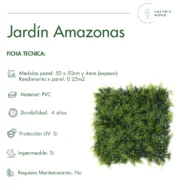 Jardín Vertical Artificial Amazonas