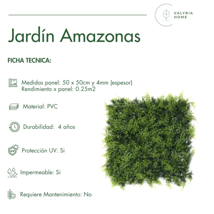 Jardín Vertical Artificial Amazonas