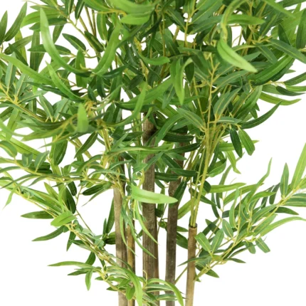 Bambu artificial detalle hojas