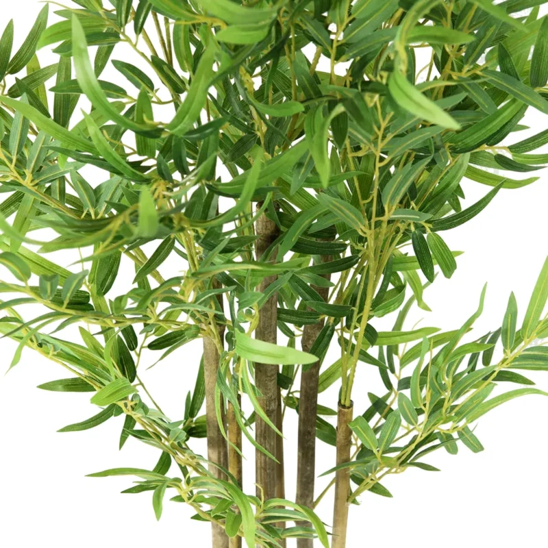 Bambu artificial detalle hojas