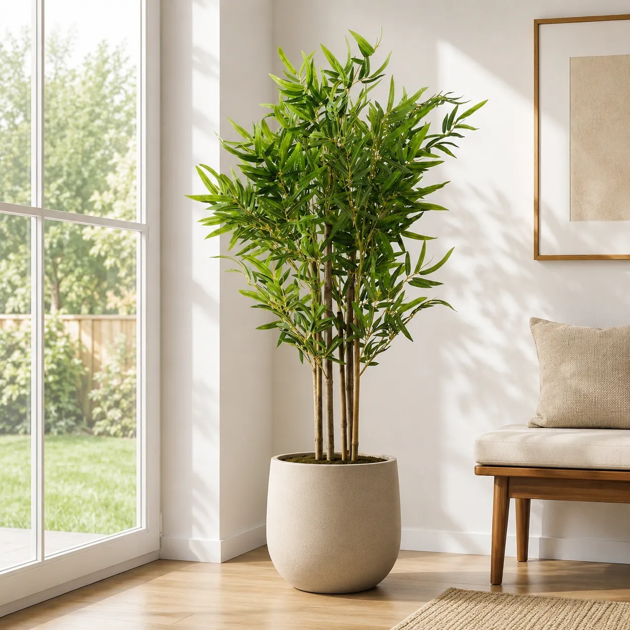 Bambú Artificial, Bambu decorativo