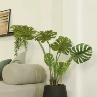 Monstera Artificial, Costilla de Adan Artificial, Planta Artificial
