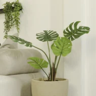 Monstera Artificial, Costilla de Adan Artificial, Planta Artificial