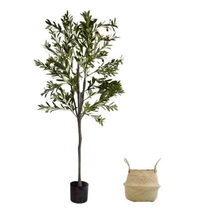 Olivo Artificial, Cesto Mimbre