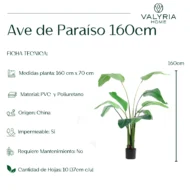 Ave del Paraíso Artificial, Planta Artificial, Strelitzia Artificial