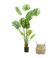 Monstera Artificial, Costilla de Adan Artificial