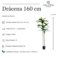 Dracena Artificial, Planta Artificial, Dracaena