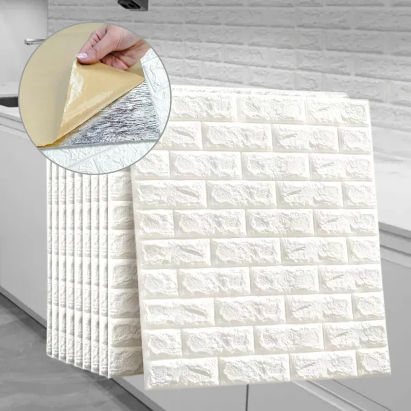 Placa Autoadhesiva Blanca, Paneles Autoadhesivos para Pared