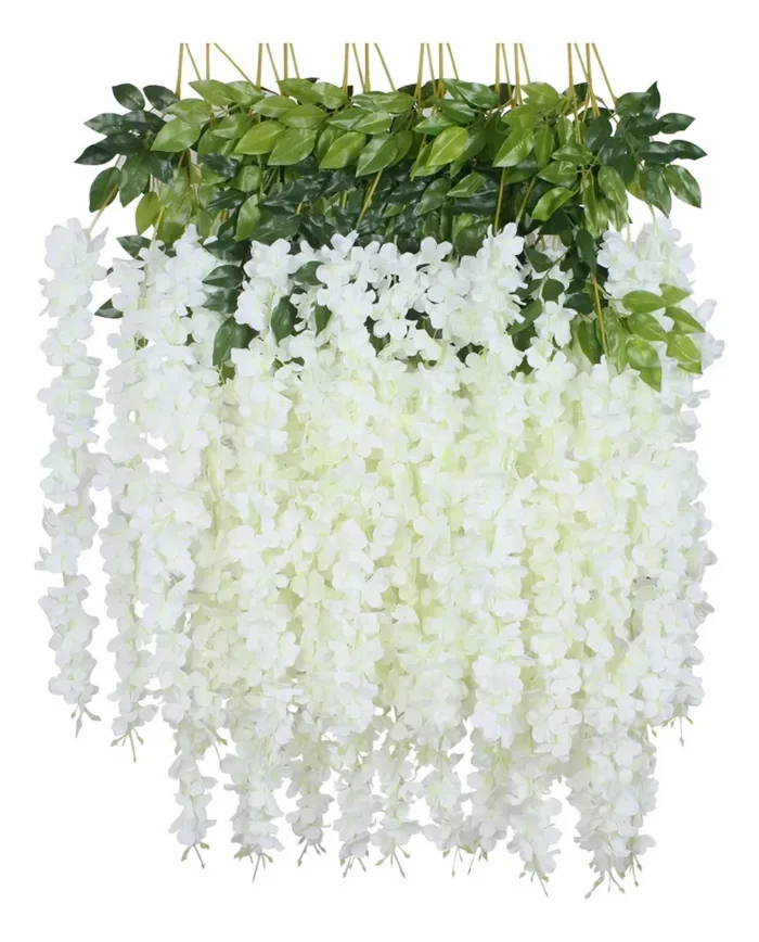 Glicina Artificial Blanca, Flor Artificial