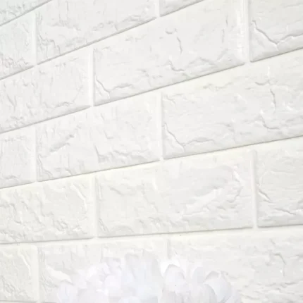 Placa Autoadhesiva Blanca, Panel 3D para Pared