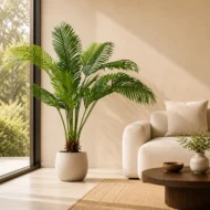 palmera artificial, planta artificial