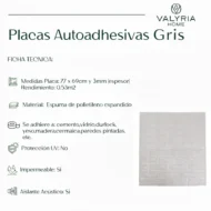 Placa Autoadhesiva Blanca, Panel Autoadhesiva