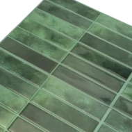 Azulejo Autoadhesivo 3D Verde
