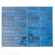 Azulejo Autoadhesivo 3D Azul