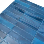 Azulejo Autoadhesivo 3D Azul