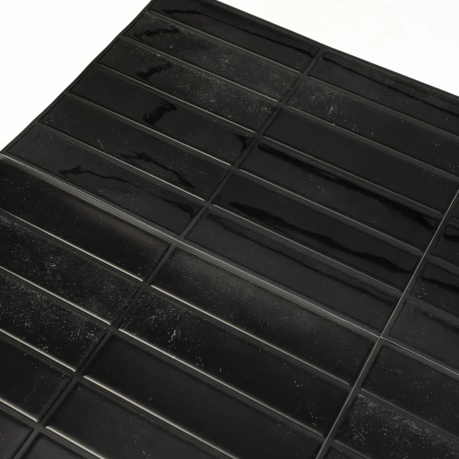 Azulejo Autoadhesivo 3D Negro