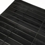 Azulejo Autoadhesivo 3D Negro