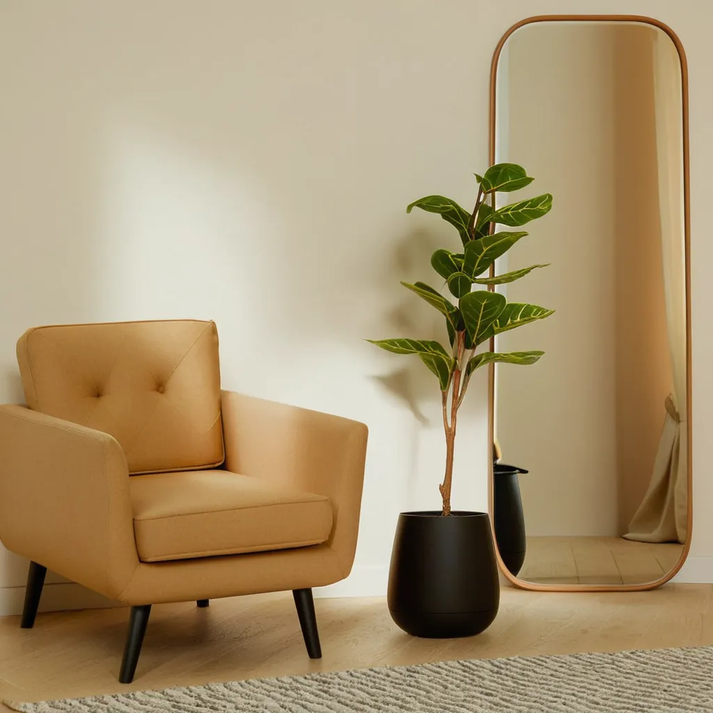 Ficus 120cm, Hoja de Violin, Ficus lyrata