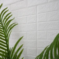 Placa Autoadhesiva Blanca, Panel 3D para Pared