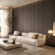 Rollo Wall Panel Autoadhesivo Madera Gris Oscuro