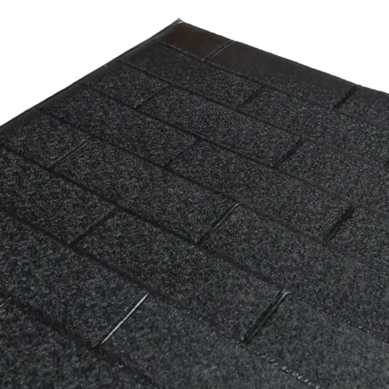 Placa Autoadhesiva Ladrillo Negro Liso, Paneles Autoadhesivos para Pared