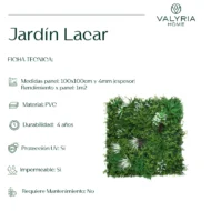 Jardín Vertical Artificial Lacar 100 x 100 cm (1m²) (copia) - Imagen 7